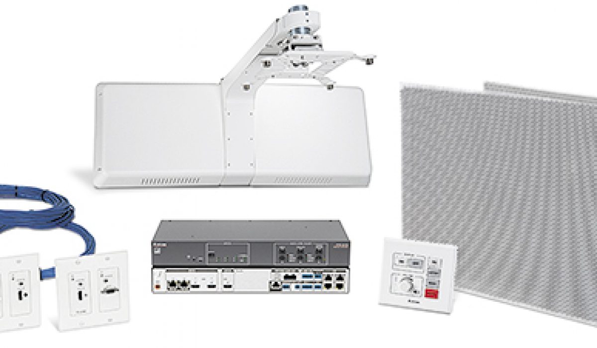 WVS 401D System with WallVault Ultra Short-Throw Projector Mount